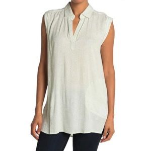Prana Celadon Misty Anini Tencel Tunic Top Size Small
